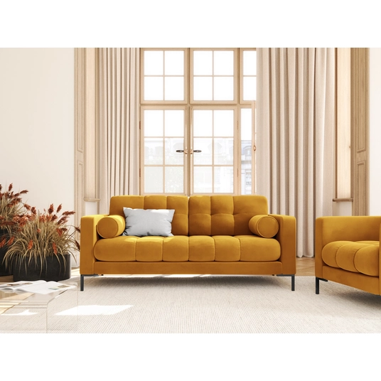 Velvet Sofa, "Bali", 2 Seats, 152x96x75 Made in Europe