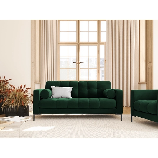 Velvet Sofa, "Bali", 2 Seats, 152x96x75 Made in Europe