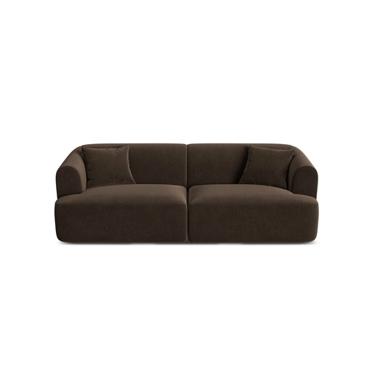 Velvet Modular Sofa, "Campi", 3 Seats, 220x90x70 Made in Europe