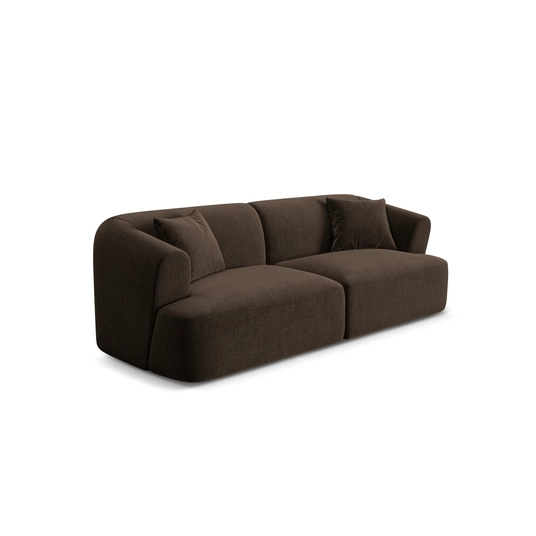 Velvet Modular Sofa, "Campi", 3 Seats, 220x90x70 Made in Europe