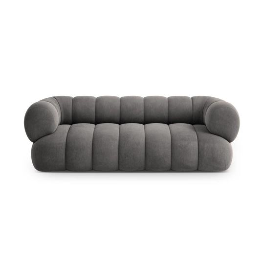 Velvet Sofa, "Koge", 3 Seats, 210x95x70 Made in Europe