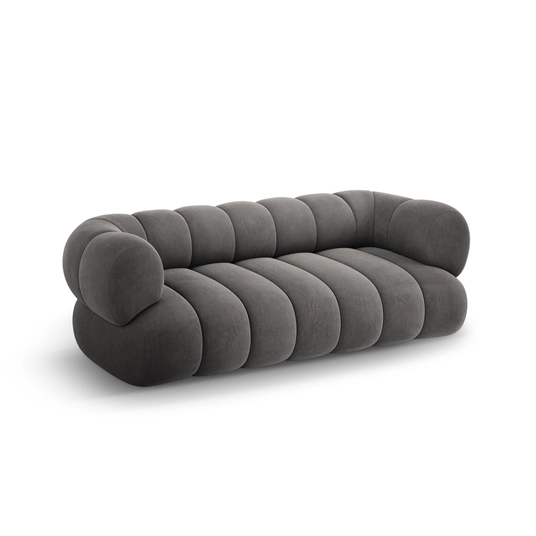 Velvet Sofa, "Koge", 3 Seats, 210x95x70 Made in Europe