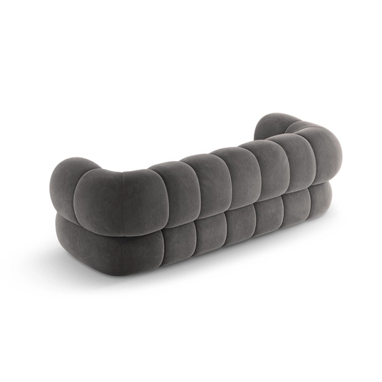 Velvet Sofa, "Koge", 3 Seats, 210x95x70 Made in Europe