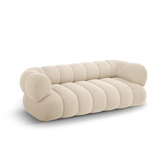 Velvet Sofa, "Koge", 3 Seats, 210x95x70 Made in Europe