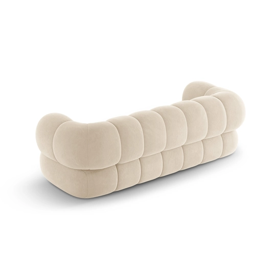 Velvet Sofa, "Koge", 3 Seats, 210x95x70 Made in Europe