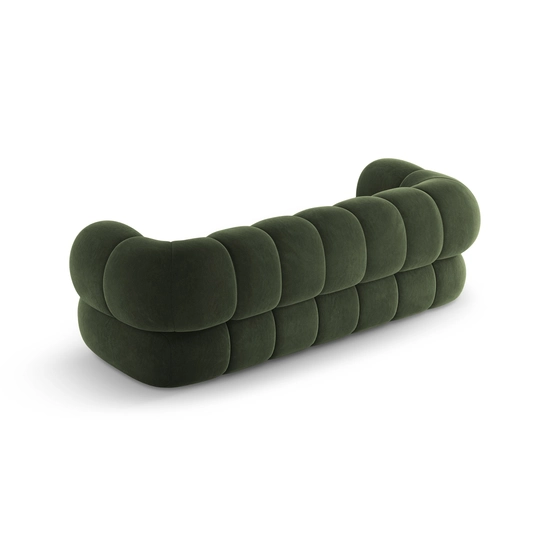 Velvet Sofa, "Koge", 3 Seats, 210x95x70 Made in Europe