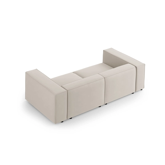 Velvet Sofa, "Arendal", 3 Seats, 204x102x70 Made in Europe
