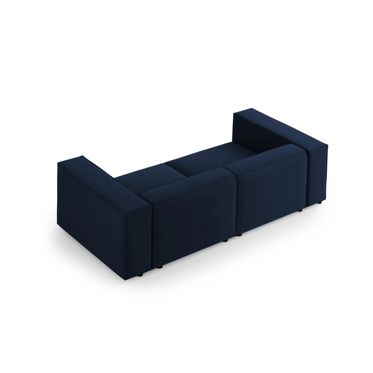 Velvet Sofa, "Arendal", 3 Seats, 204x102x70 Made in Europe