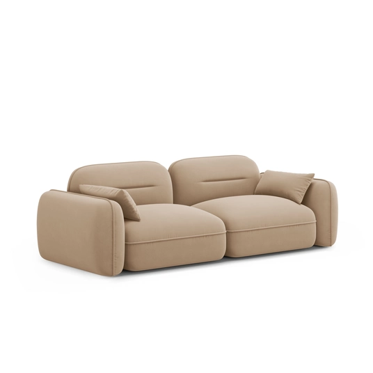 Velvet Modular Sofa, "Sydney", 3 Seats, 230x90x70 Made in Europe