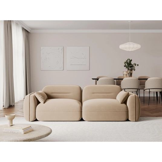 Velvet Modular Sofa, "Sydney", 3 Seats, 230x90x70 Made in Europe