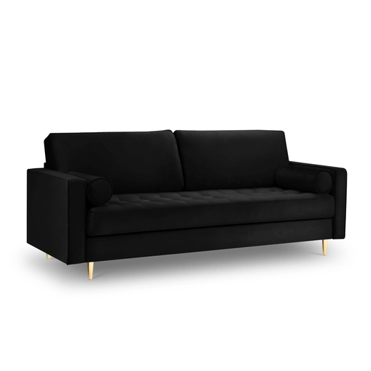 Velvet Sofa, "Aspen", 3 Seats, 219x90x90 Made in Europe