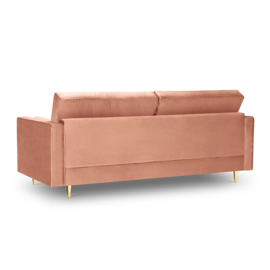 Velvet Sofa, "Aspen", 3 Seats, 219x90x90 Made in Europe