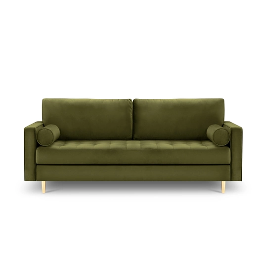 Velvet Sofa, "Aspen", 3 Seats, 219x90x90 Made in Europe
