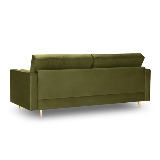 Velvet Sofa, "Aspen", 3 Seats, 219x90x90 Made in Europe
