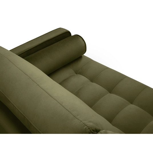 Velvet Sofa, "Aspen", 3 Seats, 219x90x90 Made in Europe