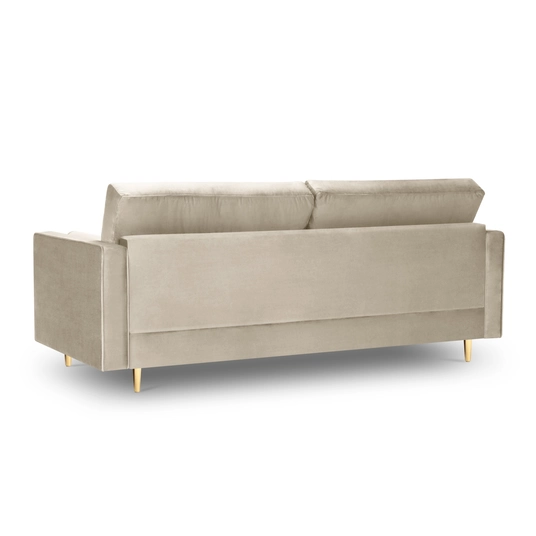 Velvet Sofa, "Aspen", 3 Seats, 219x90x90 Made in Europe