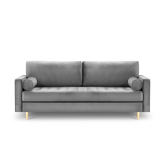 Velvet Sofa, "Aspen", 3 Seats, 219x90x90 Made in Europe