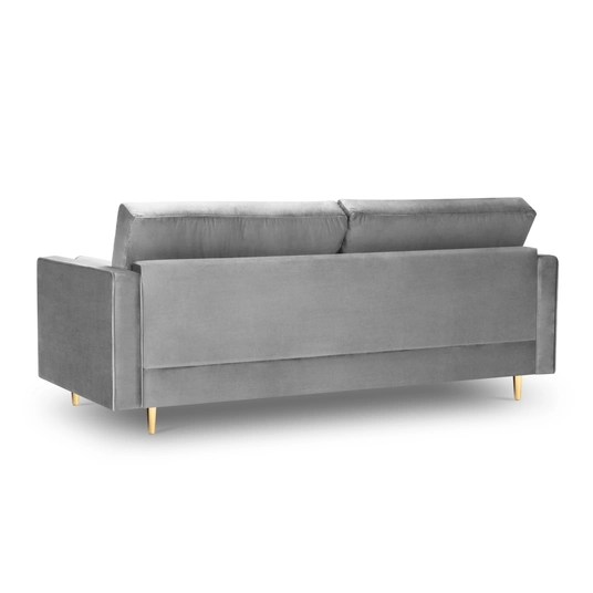 Velvet Sofa, "Aspen", 3 Seats, 219x90x90 Made in Europe