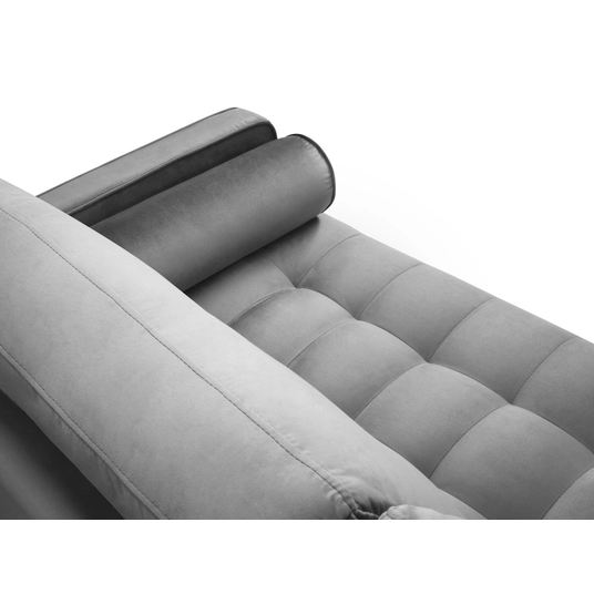 Velvet Sofa, "Aspen", 3 Seats, 219x90x90 Made in Europe