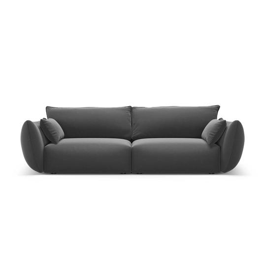 Velvet Sofa, "Matera", 3 Seats, 208x110x85 Made in Europe