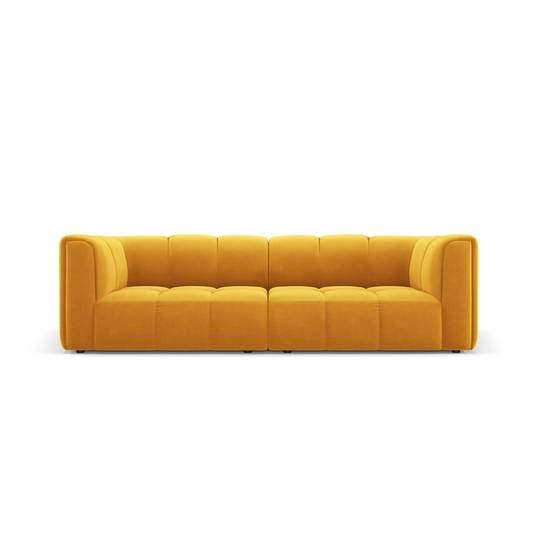 Velvet Modular Sofa, "Moritz", 3 Seats, 226x96x70 Made in Europe