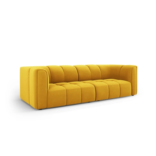 Velvet Modular Sofa, "Moritz", 3 Seats, 226x96x70 Made in Europe