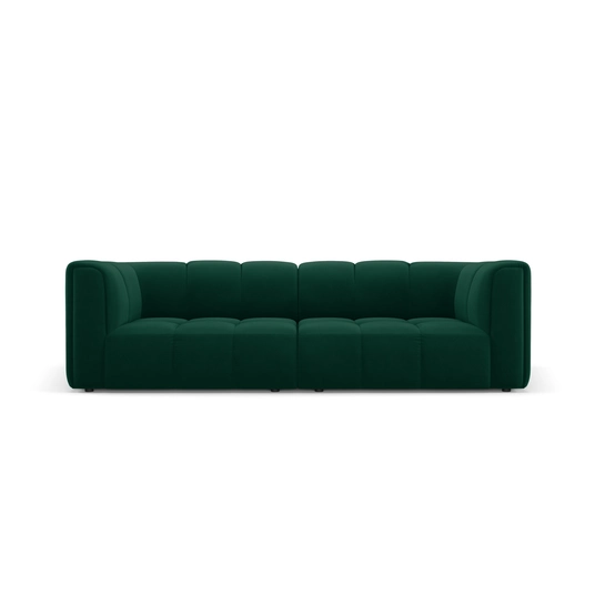 Velvet Modular Sofa, "Moritz", 3 Seats, 226x96x70 Made in Europe