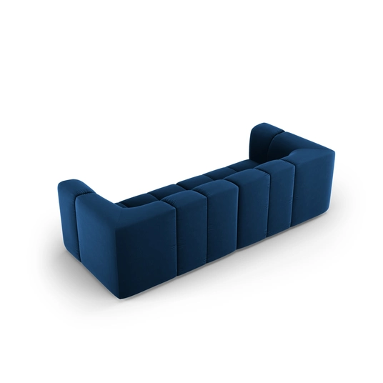 Velvet Modular Sofa, "Moritz", 3 Seats, 226x96x70 Made in Europe
