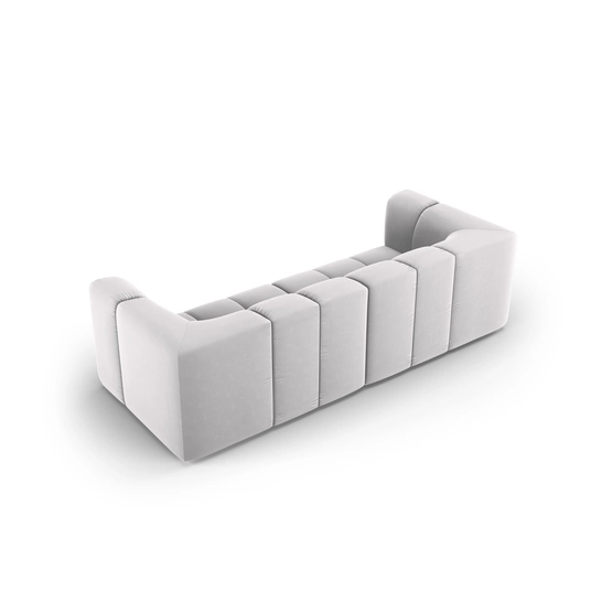 Velvet Modular Sofa, "Moritz", 3 Seats, 226x96x70 Made in Europe