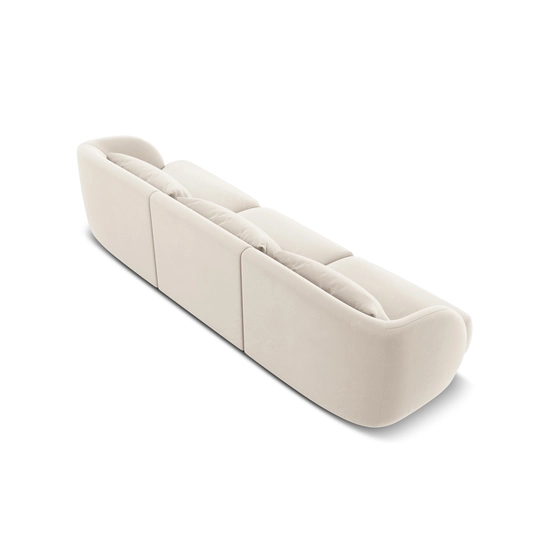 Velvet Sofa, "Tulum", 3 Seats, 255x90x70 Made in Europe