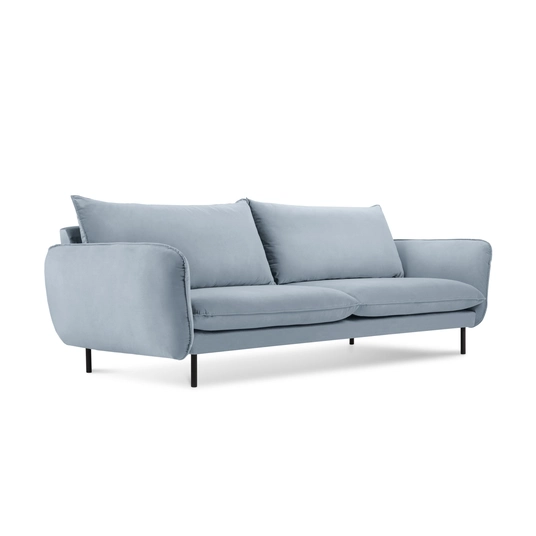 Velvet Sofa, "Vienna", 3 Seats, 200x92x95 Made in Europe