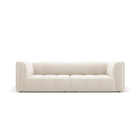 Velvet Modular Sofa, "Moritz", 3 Seats, 226x96x70 Made in Europe