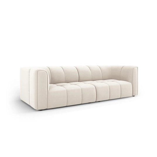 Velvet Modular Sofa, "Moritz", 3 Seats, 226x96x70 Made in Europe