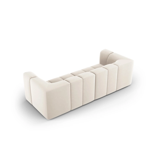 Velvet Modular Sofa, "Moritz", 3 Seats, 226x96x70 Made in Europe