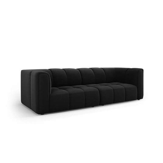 Velvet Modular Sofa, "Moritz", 3 Seats, 226x96x70 Made in Europe