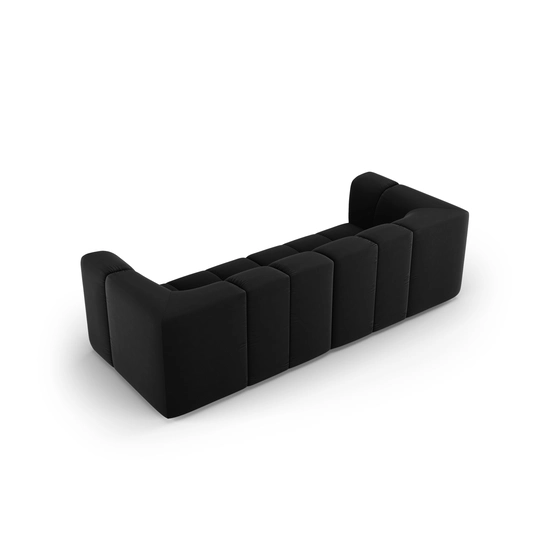 Velvet Modular Sofa, "Moritz", 3 Seats, 226x96x70 Made in Europe