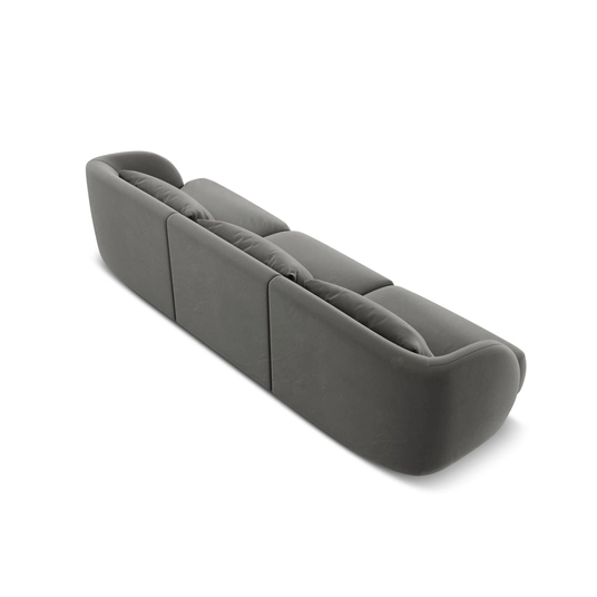 Velvet Sofa, "Tulum", 3 Seats, 255x90x70 Made in Europe
