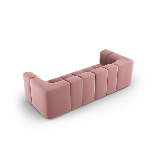 Velvet Modular Sofa, "Moritz", 3 Seats, 226x96x70 Made in Europe