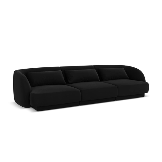 Velvet Sofa, "Tulum", 3 Seats, 255x90x70 Made in Europe