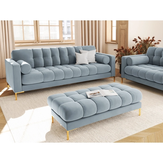 Velvet Sofa, "Bali", 3 Seats, 177x96x75 Made in Europe