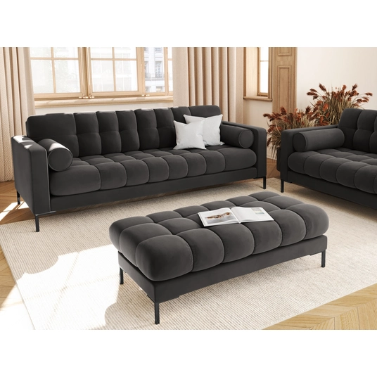 Velvet Sofa, "Bali", 3 Seats, 177x96x75 Made in Europe