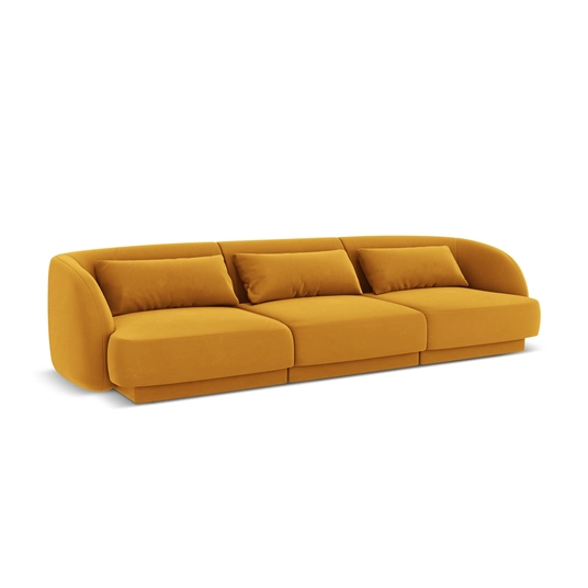 Velvet Sofa, "Tulum", 3 Seats, 255x90x70 Made in Europe