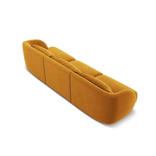 Velvet Sofa, "Tulum", 3 Seats, 255x90x70 Made in Europe