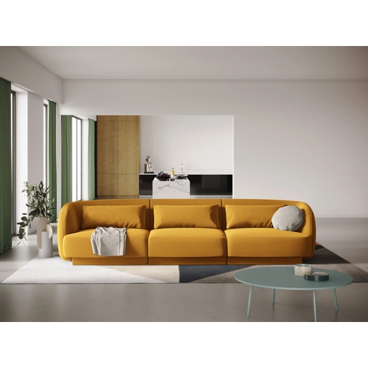Velvet Sofa, "Tulum", 3 Seats, 255x90x70 Made in Europe