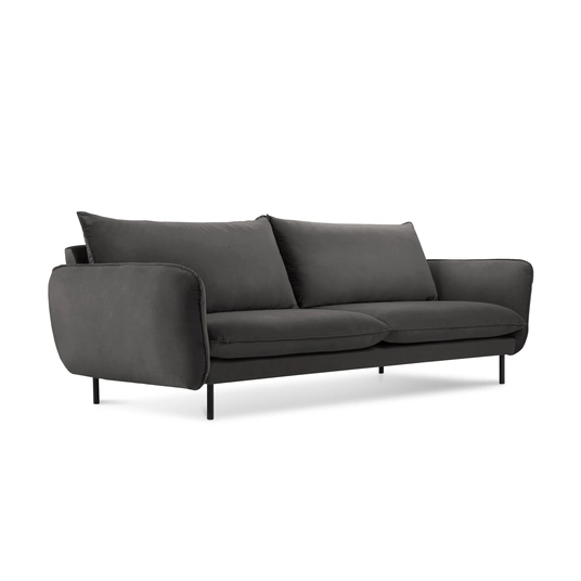 Velvet Sofa, "Vienna", 3 Seats, 200x92x95 Made in Europe