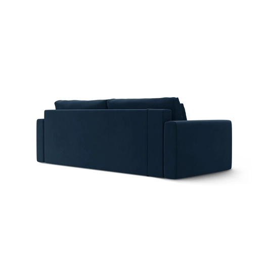 Velvet Sofa With Bed Function And Box, "Belfast", 3 Seats, 238x105x84 Made in Europe