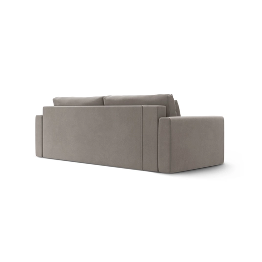 Velvet Sofa With Bed Function And Box, "Belfast", 3 Seats, 238x105x84 Made in Europe