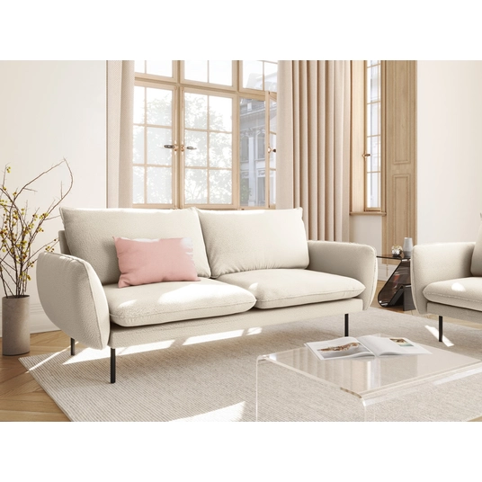 Boucle Sofa, "Vienna", 3 Seats, 200x92x95 Made in Europe