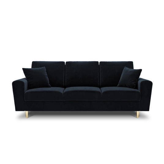 Velvet Sofa With Bed Function And Box, "Kyoto", 3 Seats, 235x100x88 Made in Europe
