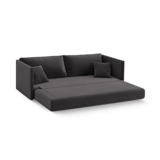 Velvet Sofa With Bed Function, "Shannon", 3 Seats, 209x94x87 Made in Europe